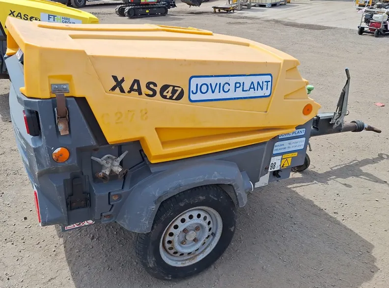 Atlas Copco XAS47 Single Tool Compressor 2018